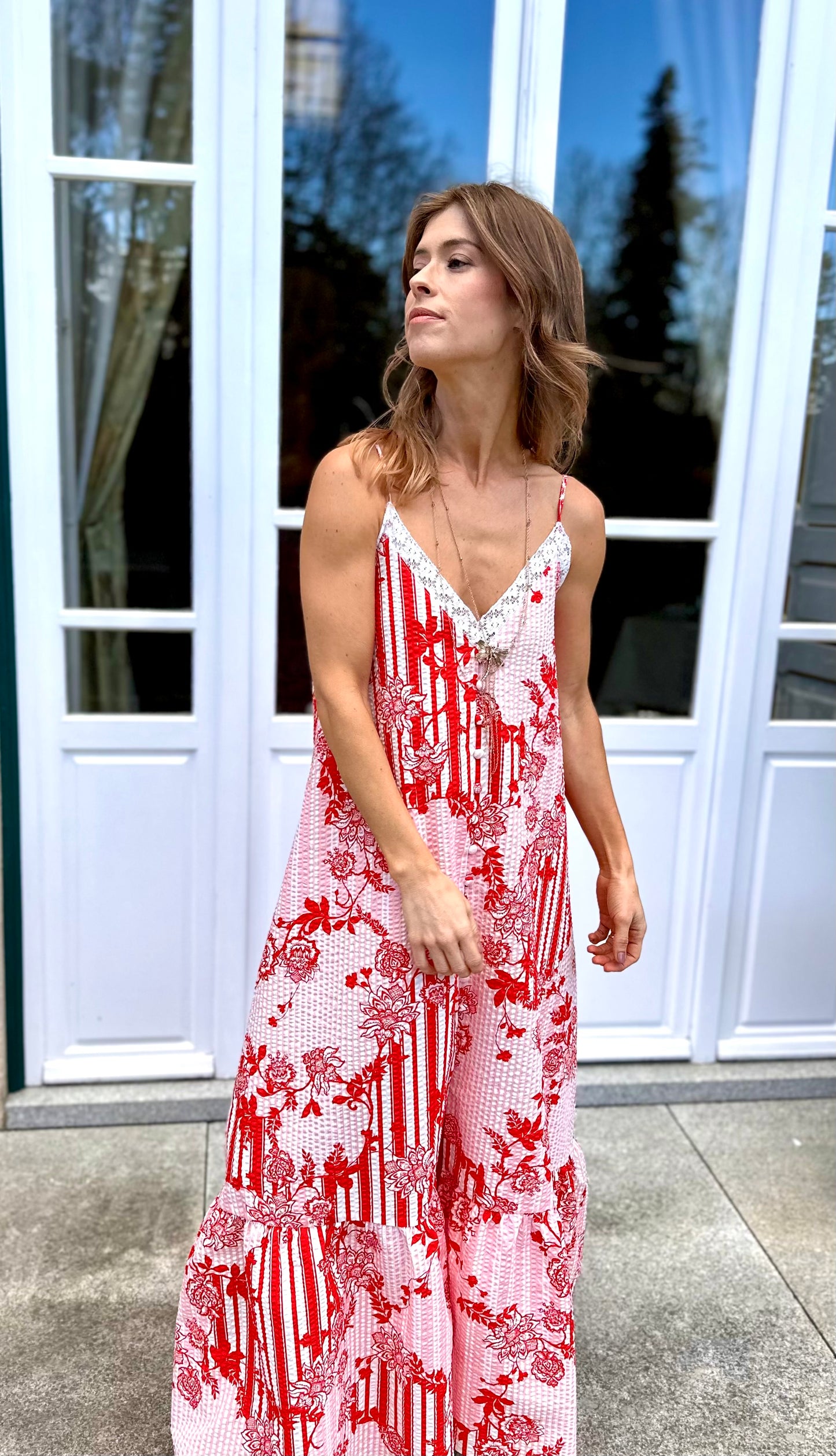 Vestido Fleur Rouge