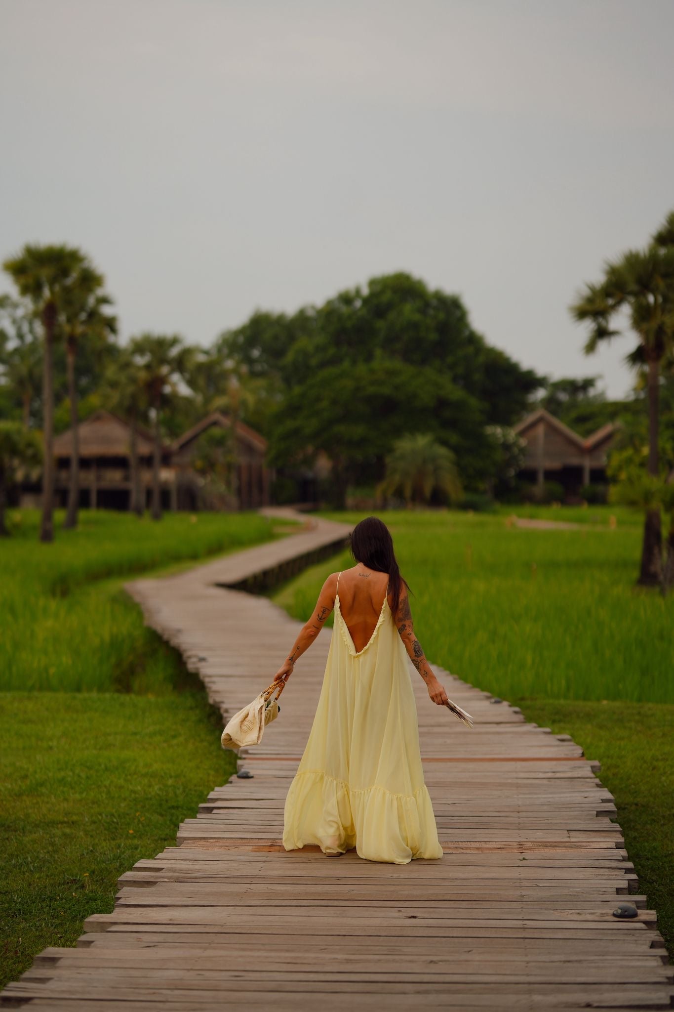 PEARL DRESS| Golden Mist