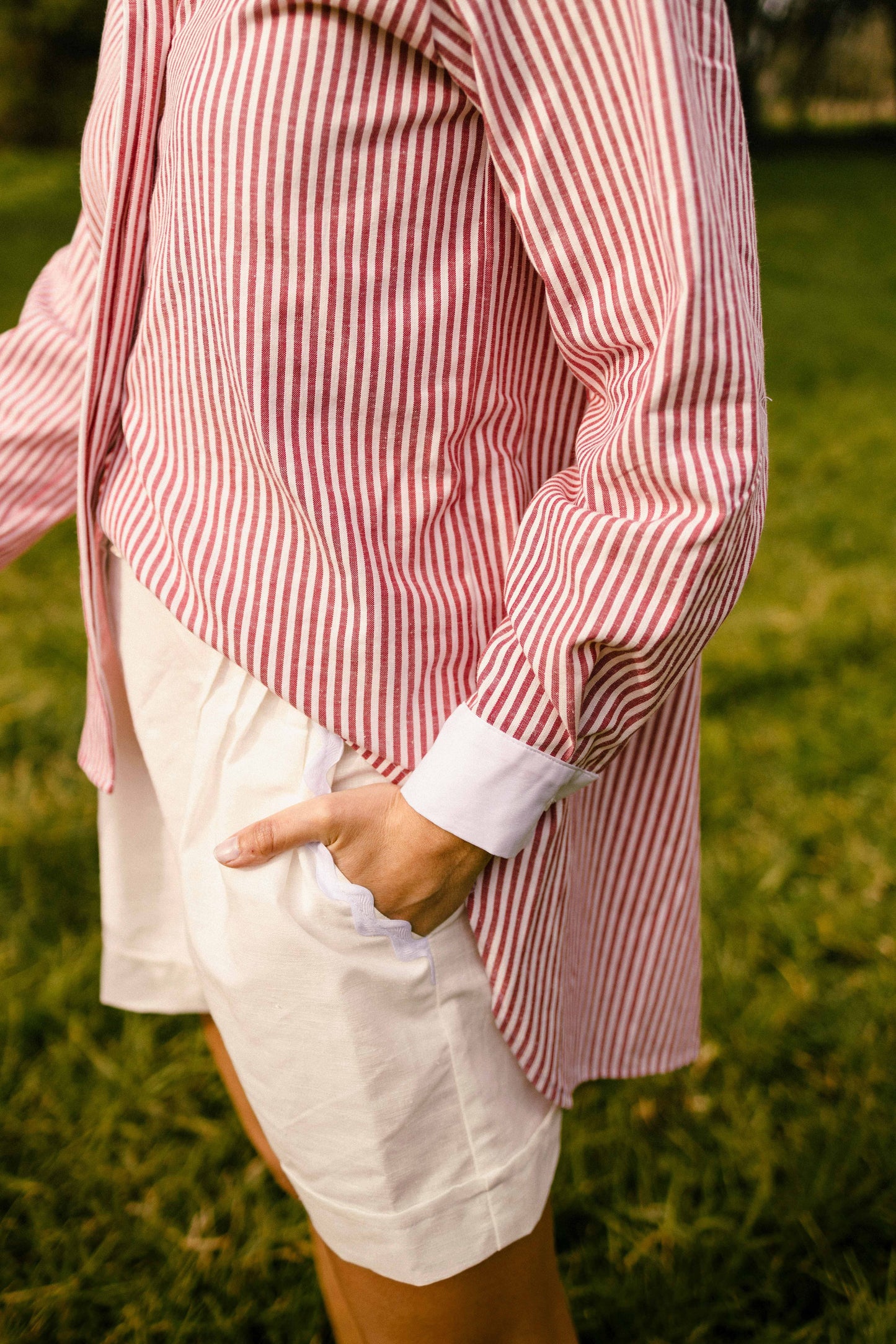 Lush shirt | Red striped