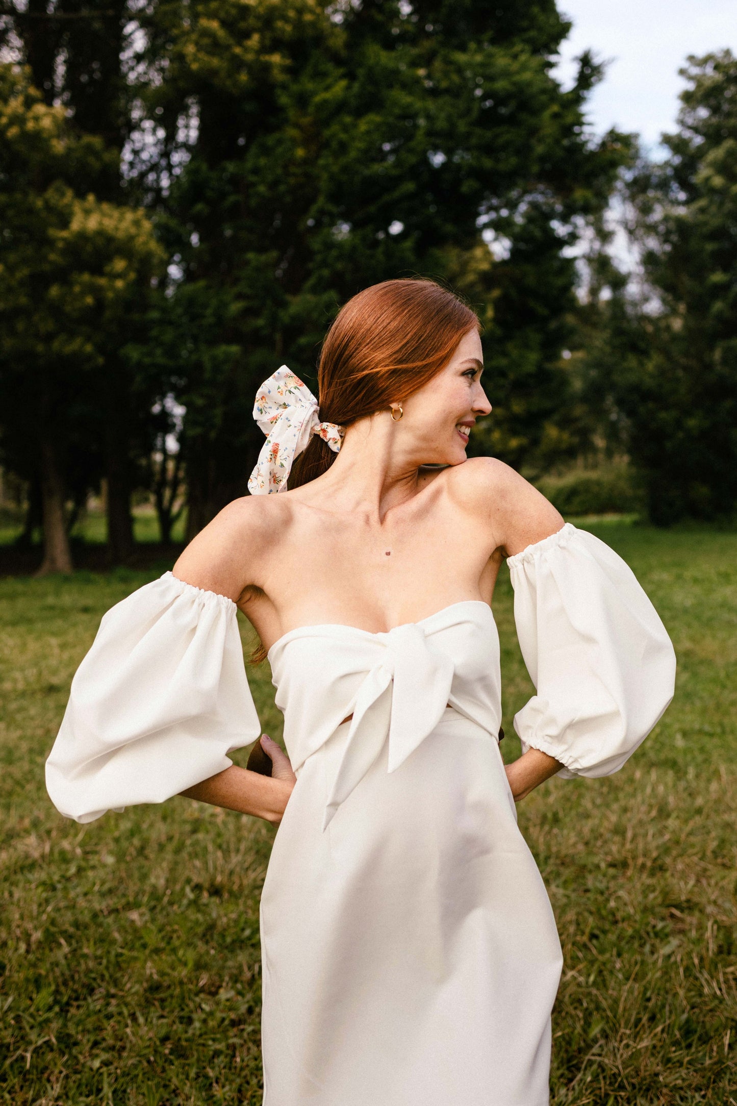 Bliss Dress | White