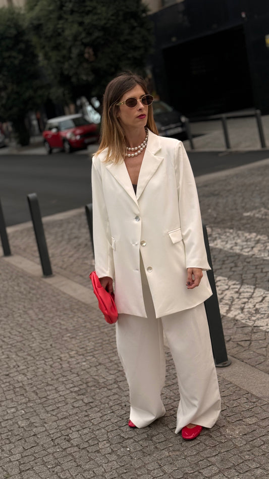 Unique Blazer | White