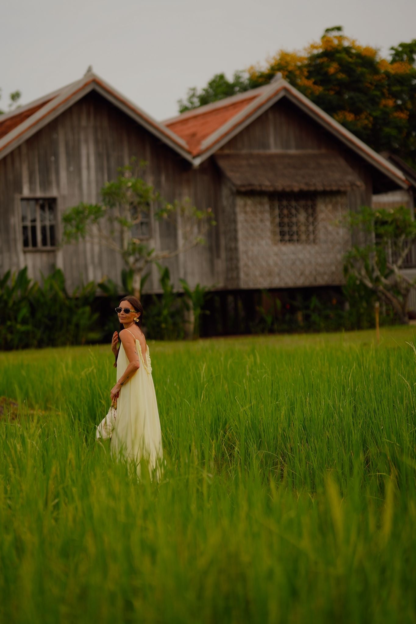 PEARL DRESS| Golden Mist