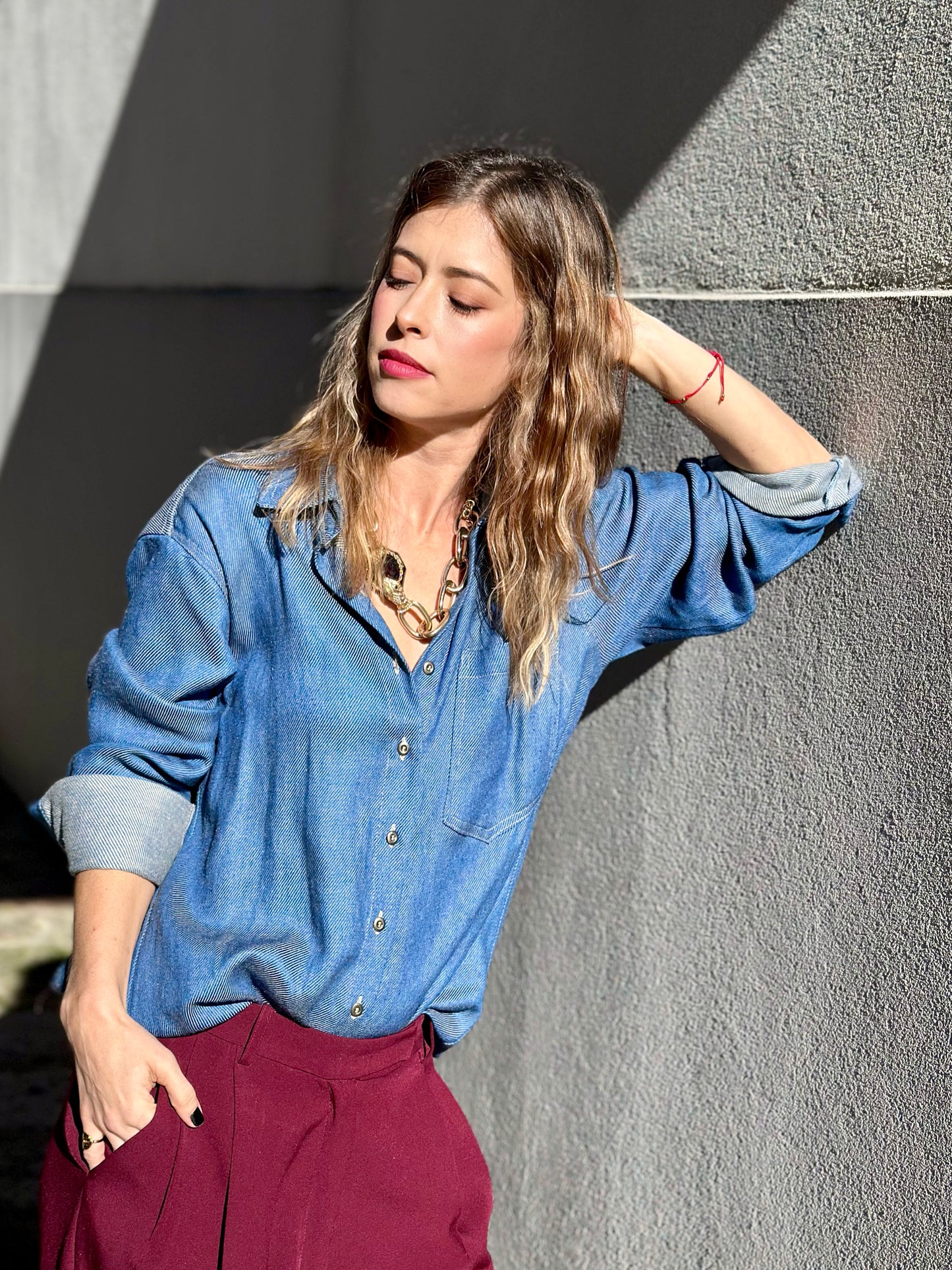 Misses Soft Denim Shirt