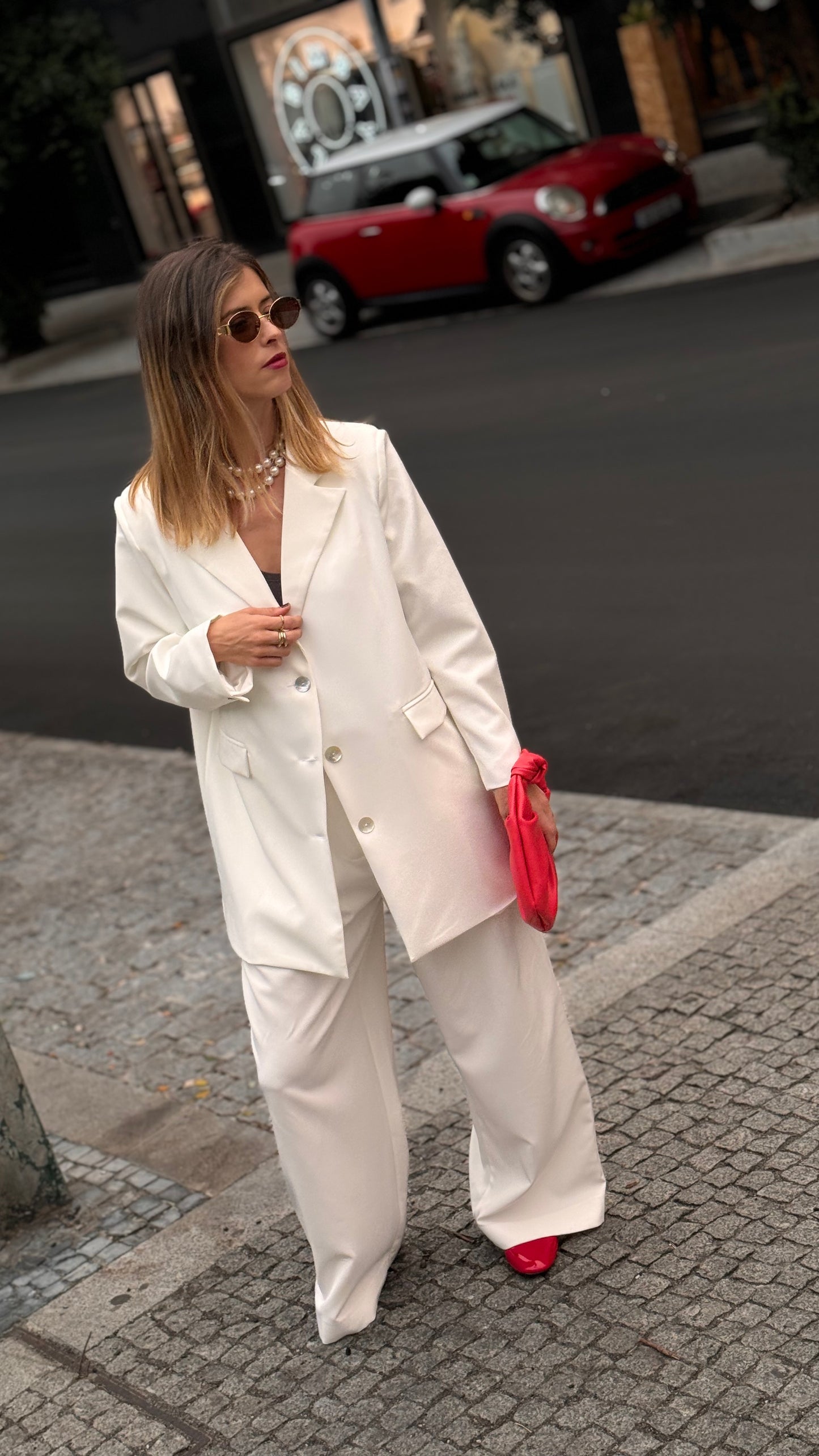 Unique Blazer | White